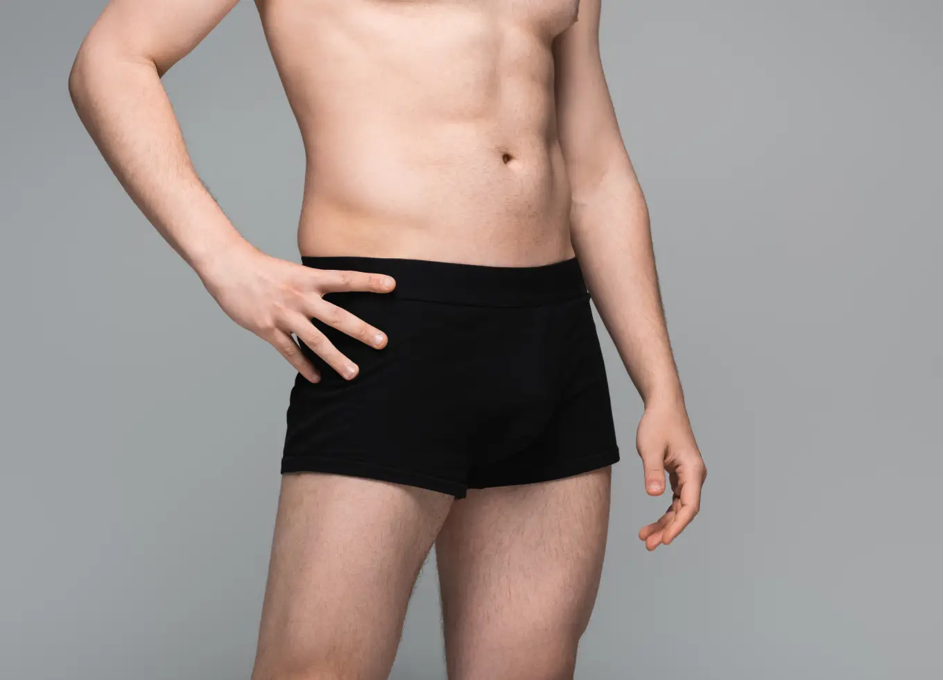 Bikini groot man voorkant